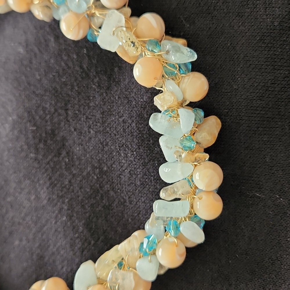 Handmade beaded necklace